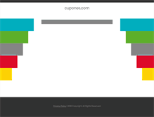 Tablet Screenshot of cupones.com